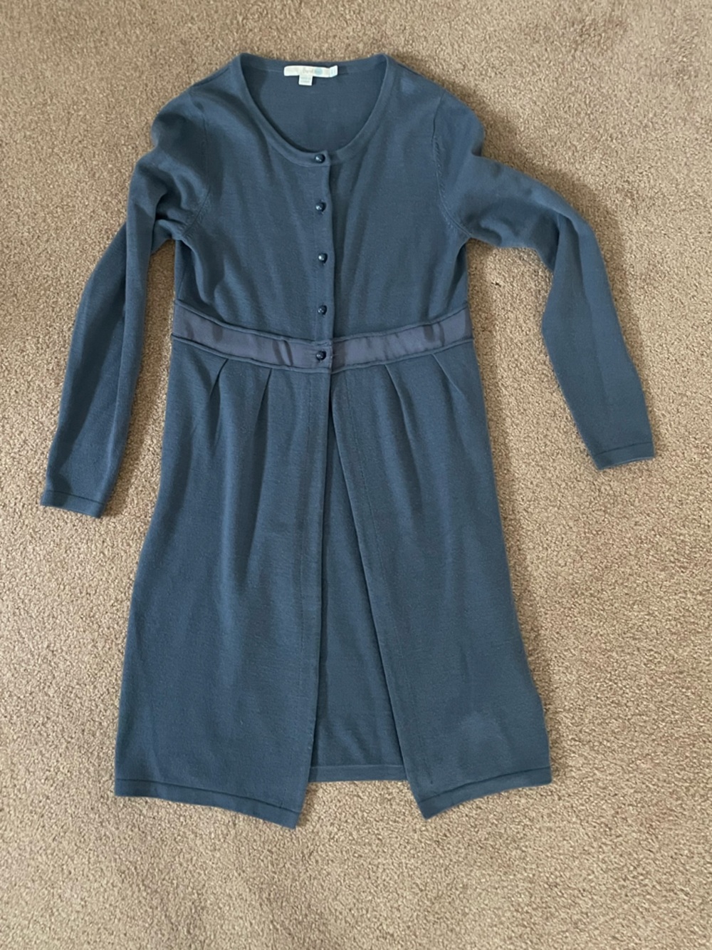 A-line marine blue Boden sweater size US 4